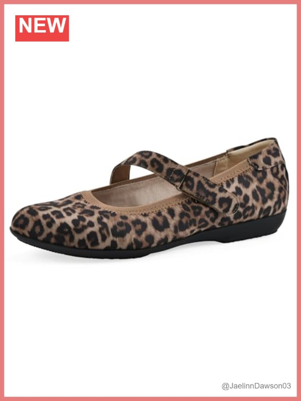 Women's Carwen Cushioned Mary Jane Flat Velcro Adjustable